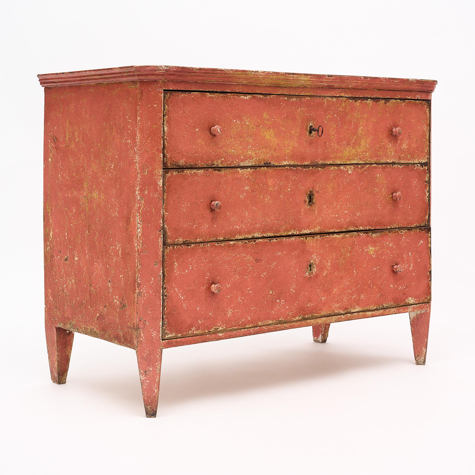 Early 20th Century Antique Spanish Painted Chests For Sale