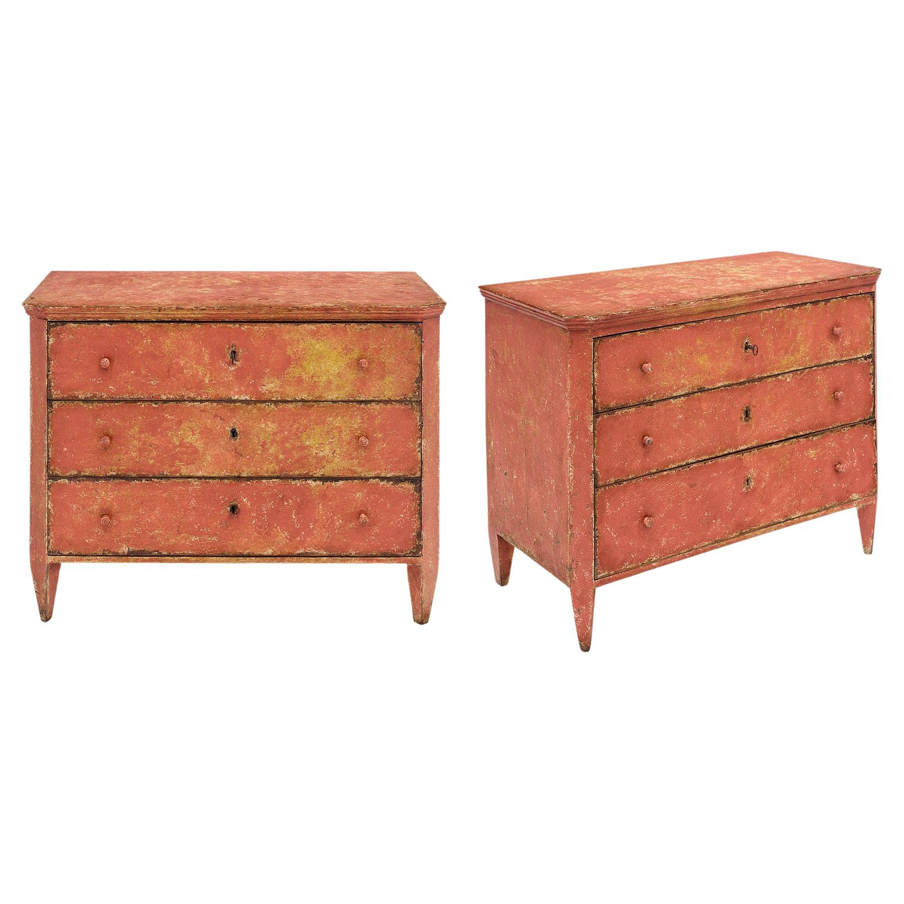 Antique Spanish Painted Chests For Sale