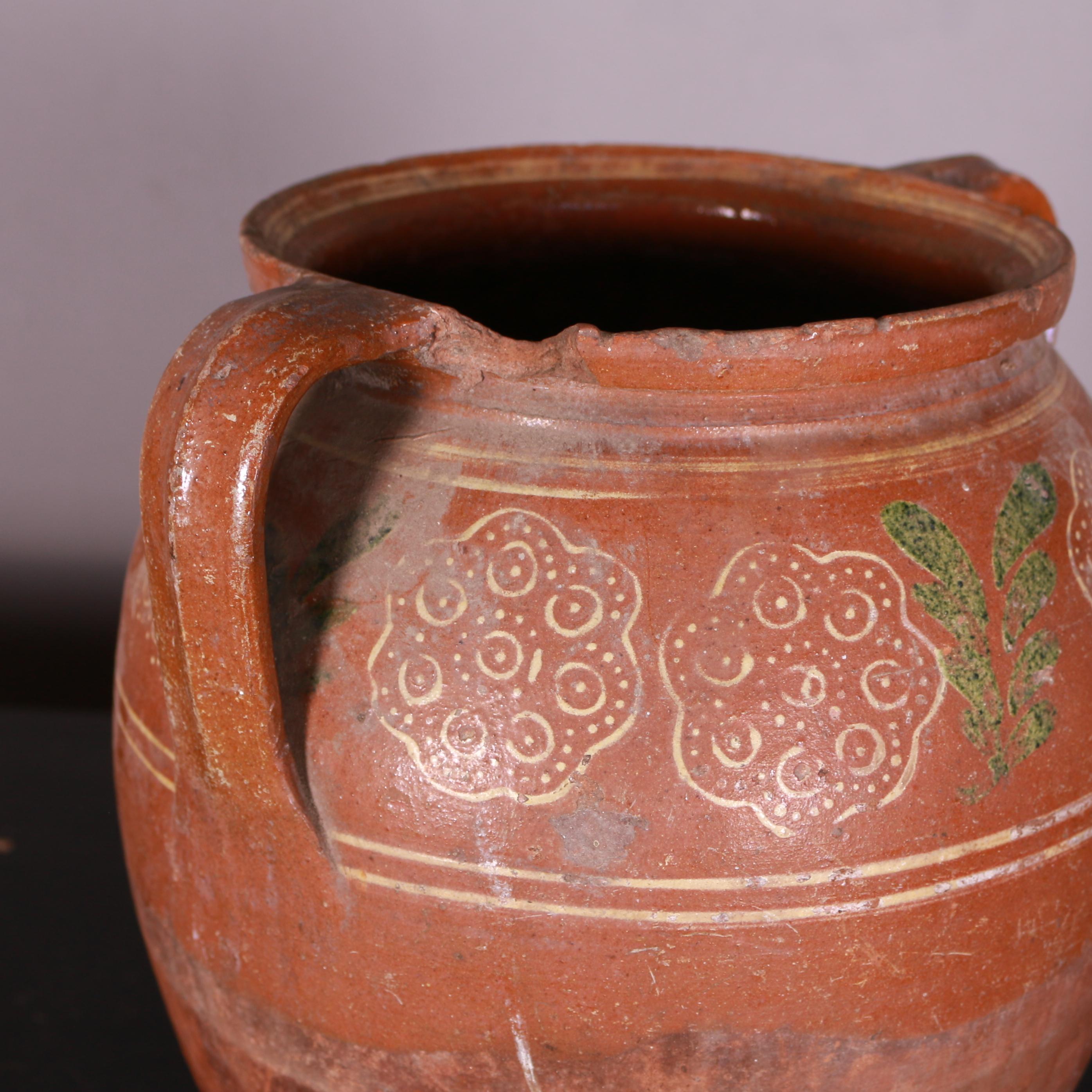 Ceramic Antique Spanish Pot
