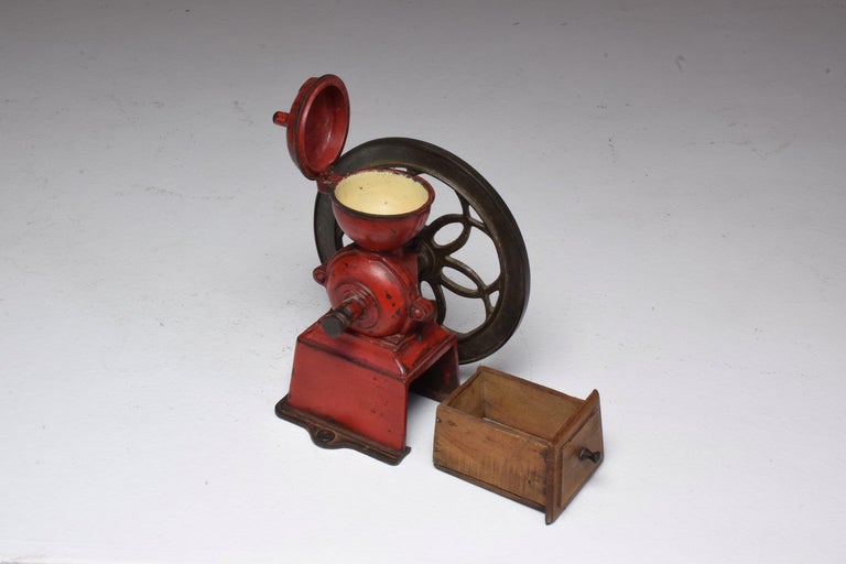 Antique Spanish Red Coffee Grinder at 1stDibs coffee grinder in spanish