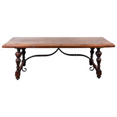 Antique Spanish Refractory Table