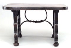 Spanish Renaissance Style Walnut Center Table