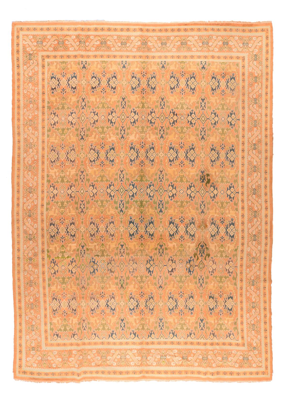 Early 20th Century Antique Spanish Rug For Sale