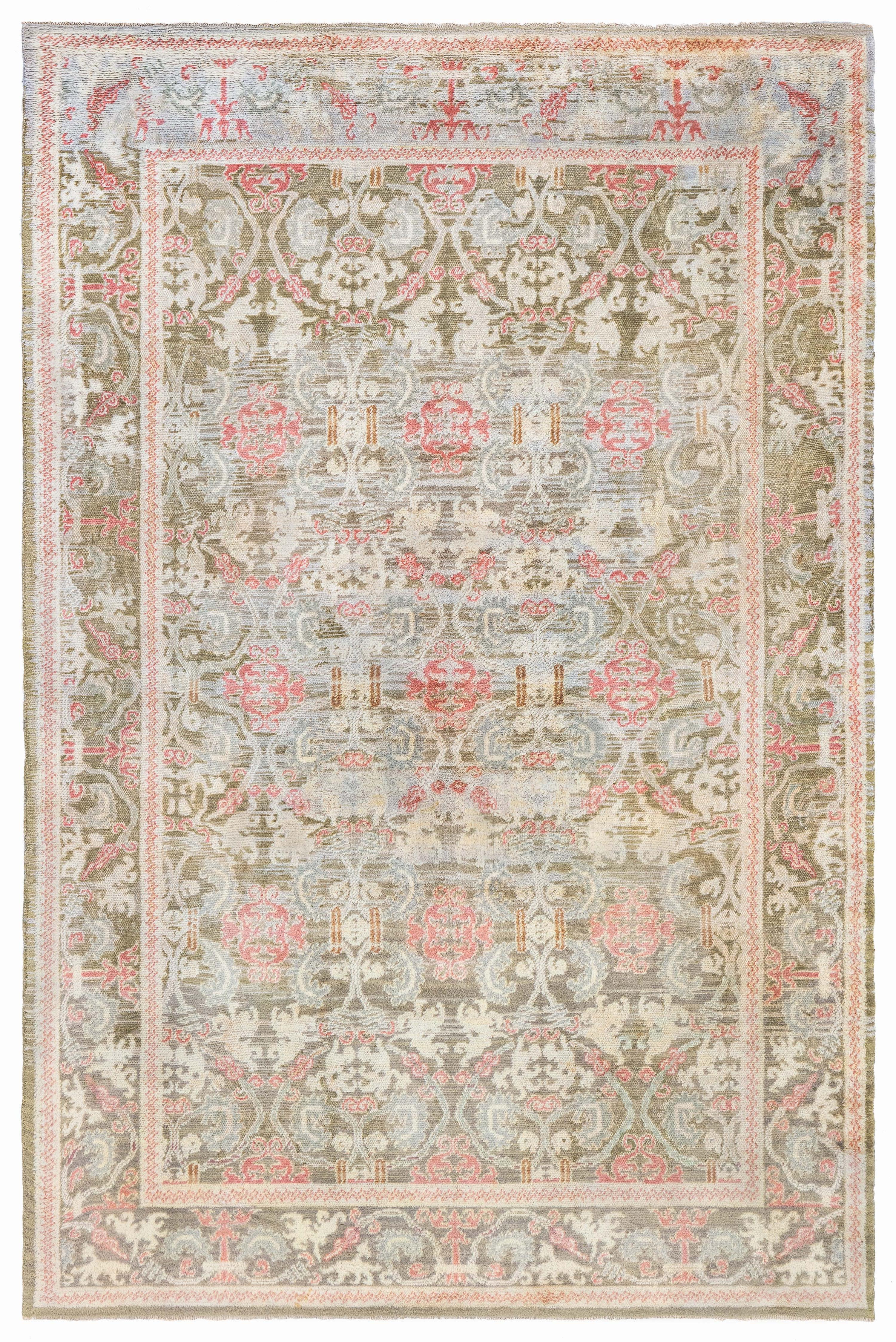 Antique Spanish Rug Doris Leslie Blau For Sale