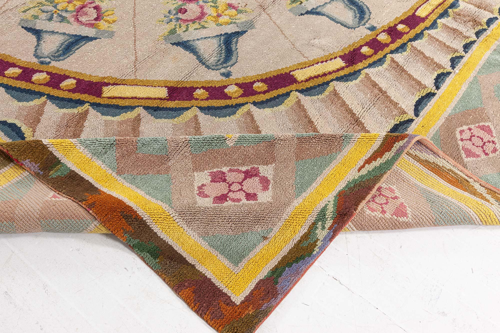 Antiker spanischer Teppich (Wolle) im Angebot