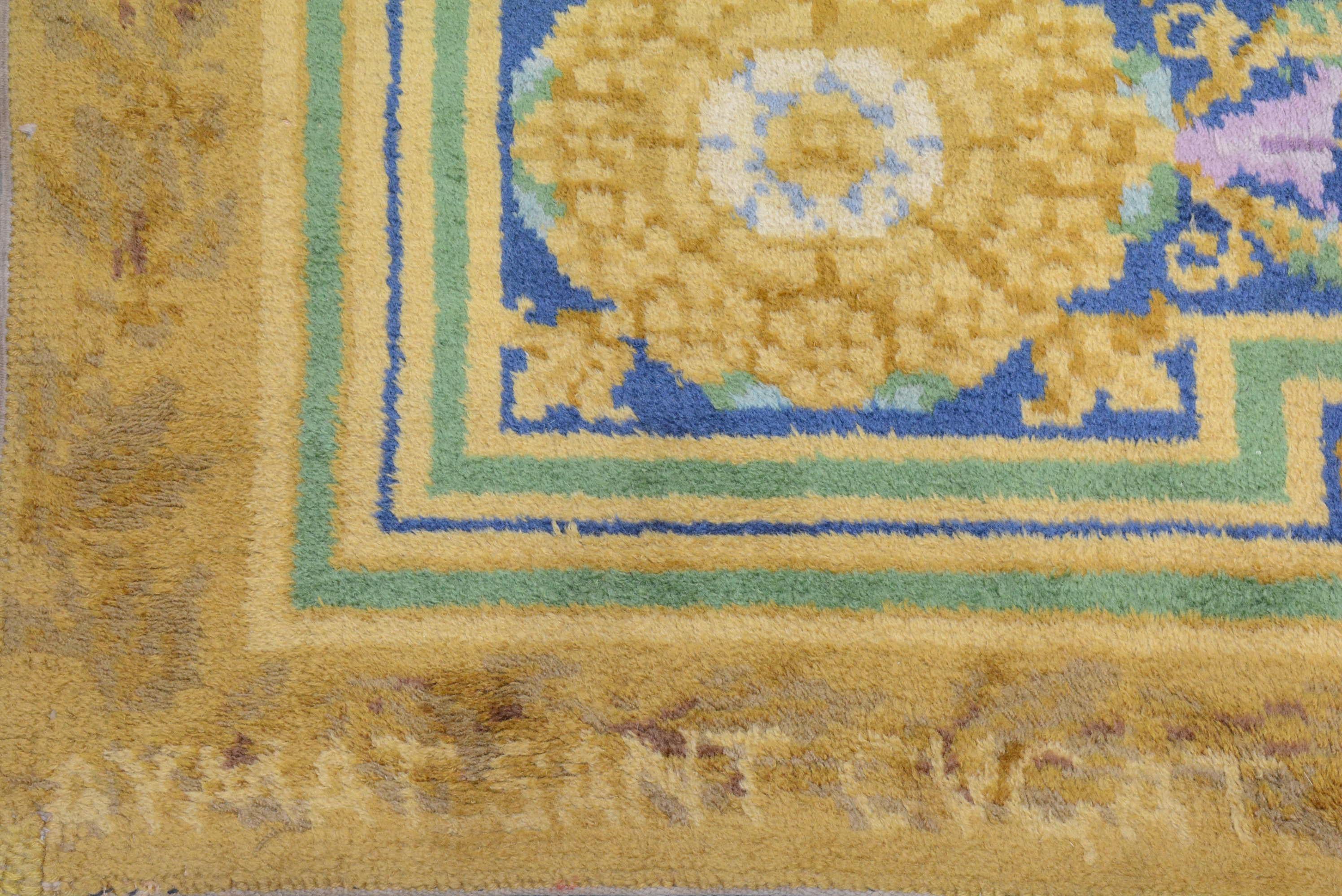 Antique Spanish Savonnerie Carpet For Sale 1