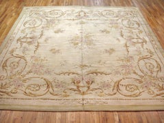 Antique Spanish Savonnerie Rug, in Room Size, W/ Central Medallion