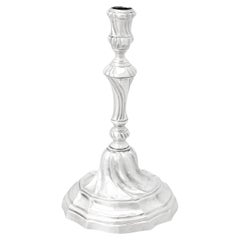 Antique Spanish Silver Candle Holder