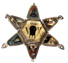 Antique Spanish Star Devotional Pendant