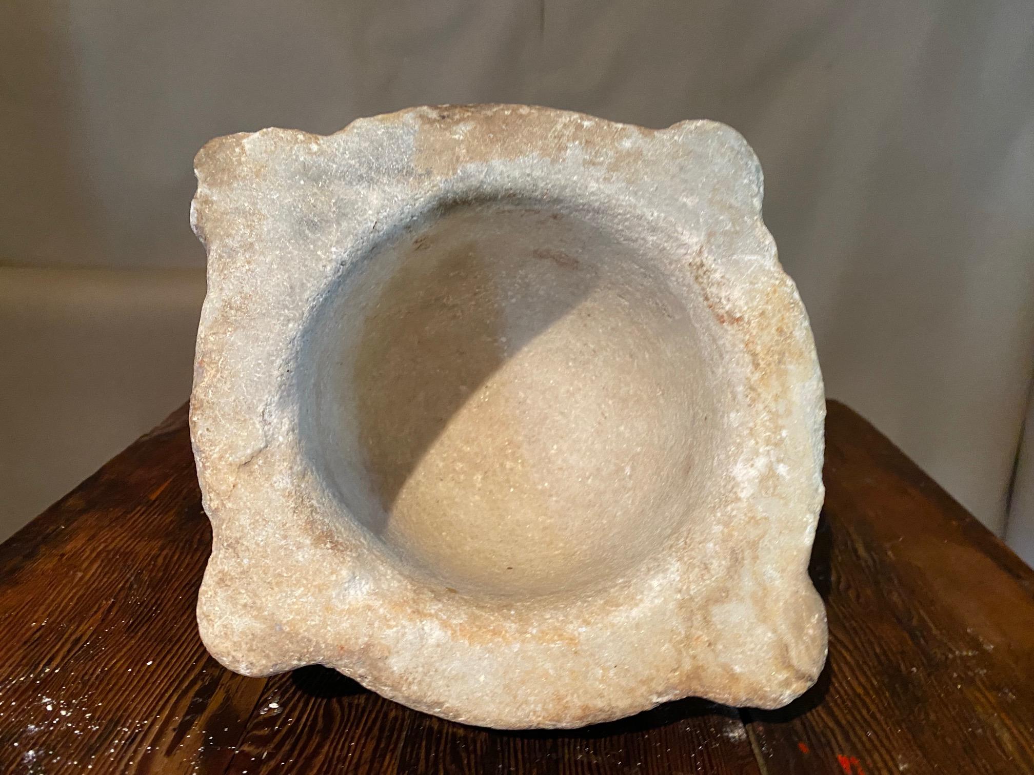 Antique Spanish Stone Mortar For Sale 1