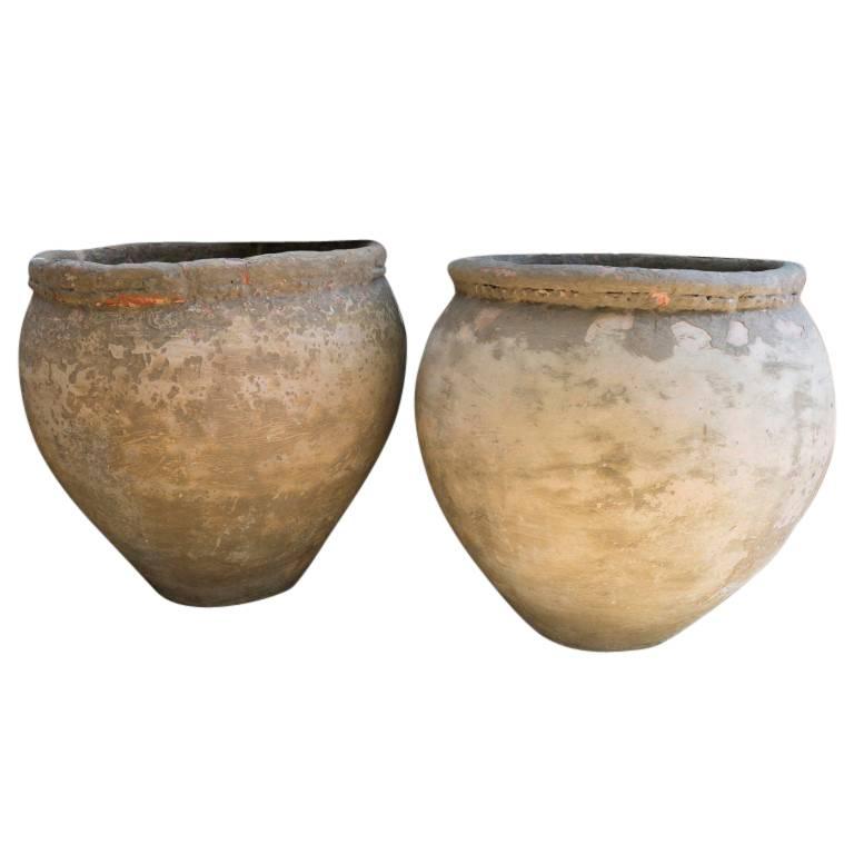 Antique Spanish Terracotta Urns For Sale 2