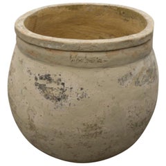 Antique Spanish Terracotta Washing Urn from Gerone, circa 1900