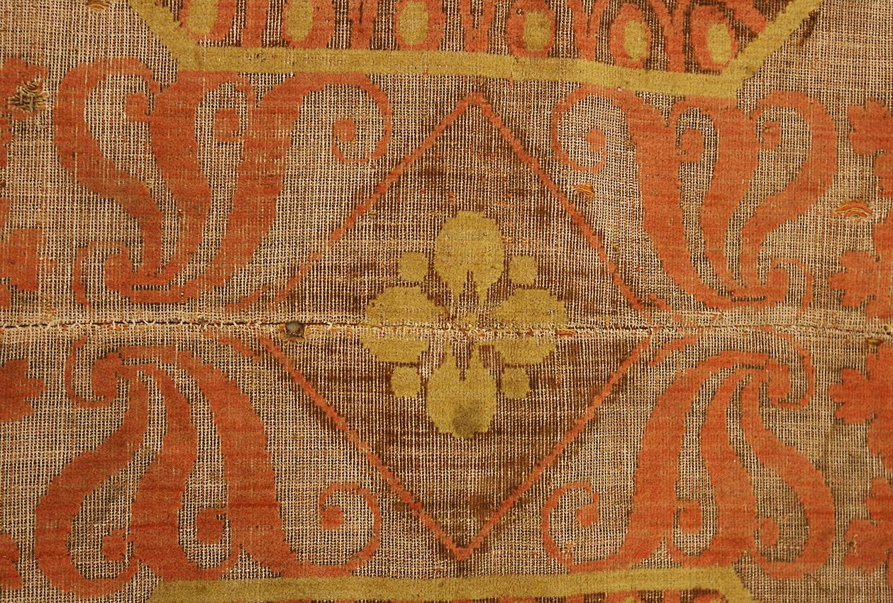 Hand-Knotted Antique Spanish Textile Alcaraz, 19th Century For Sale