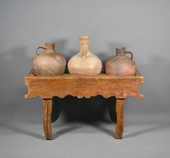 Antique Spanish Tinaja Pots and Stand