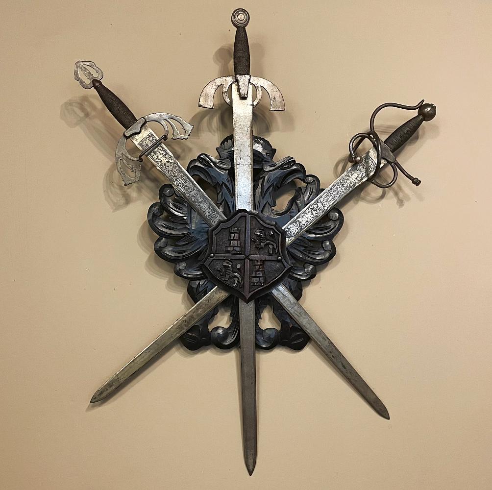 crossed sword mount