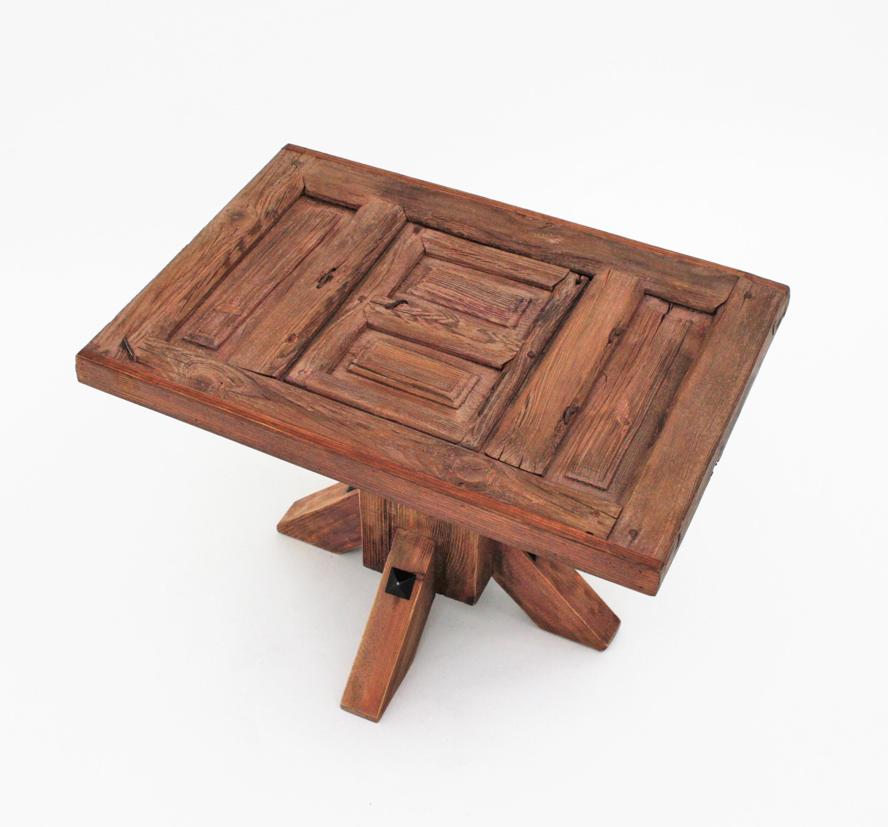 Antique Spanish Rustic Coffee Table / Side Table For Sale 6