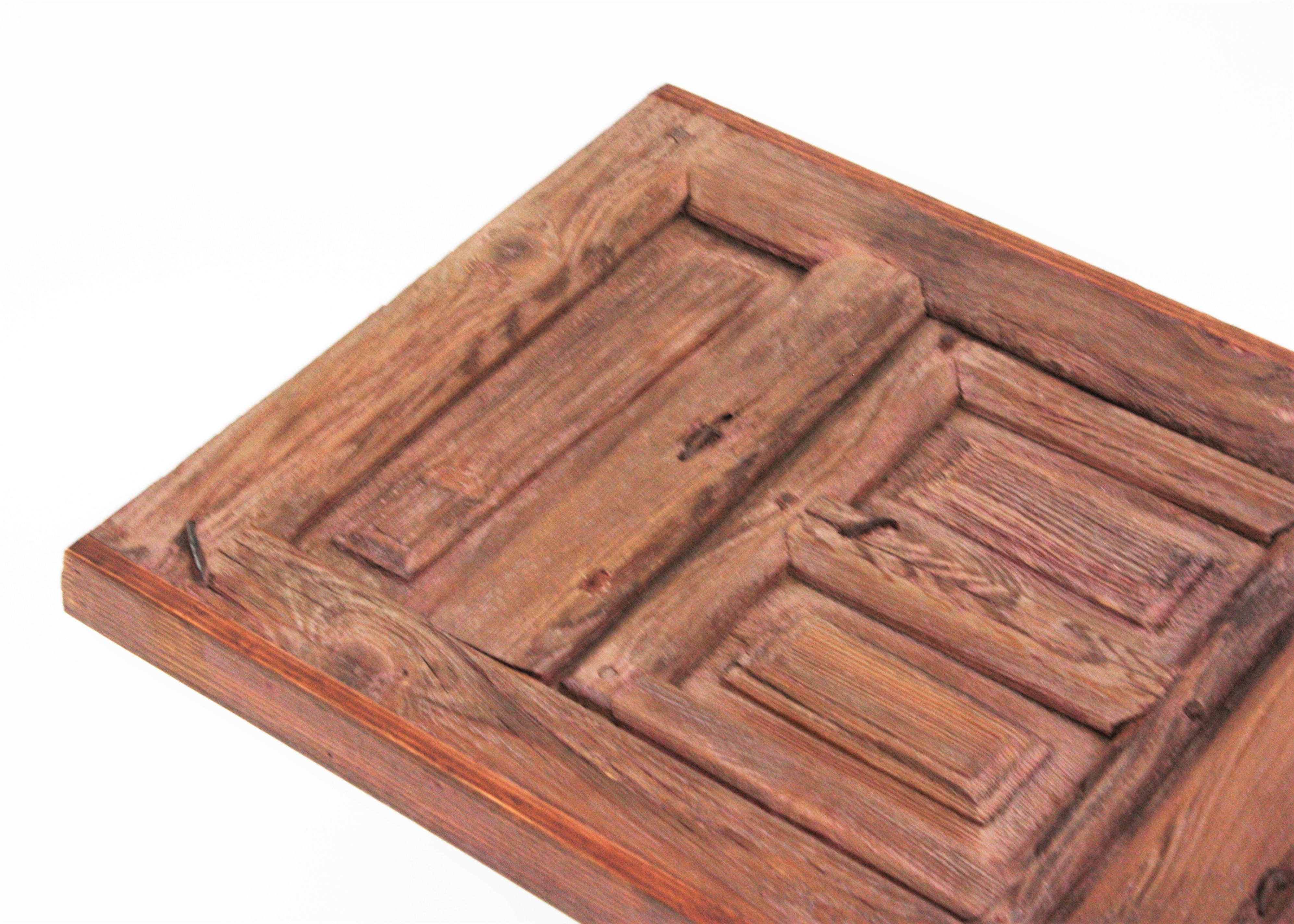Antique Spanish Rustic Coffee Table / Side Table For Sale 7