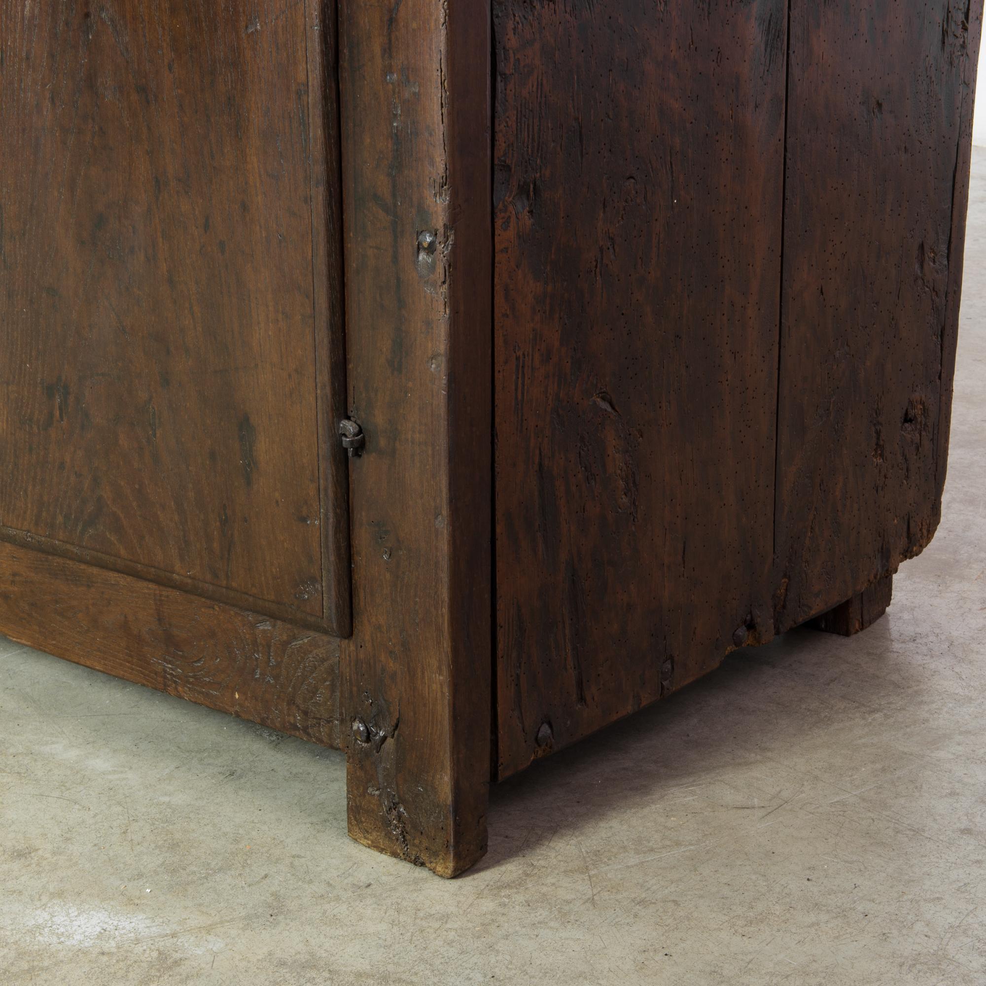 Antique Spanish Wooden Cabinet In Good Condition In High Point, NC