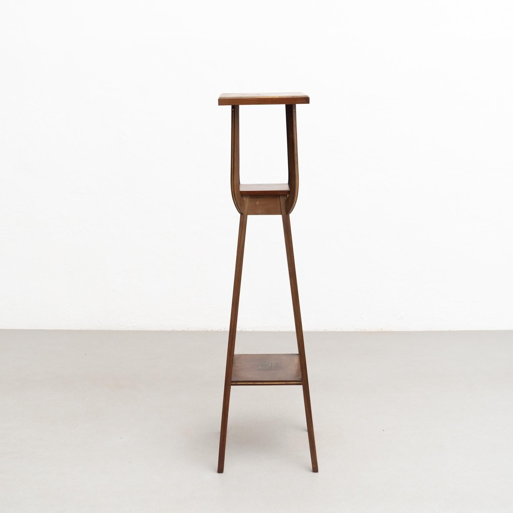 Antique Spanish Wooden Stand, circa 1960 For Sale 2