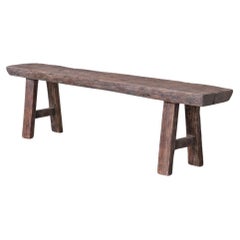 Antique Spanish Wooden Wabi-Sabi Bench (No.2)