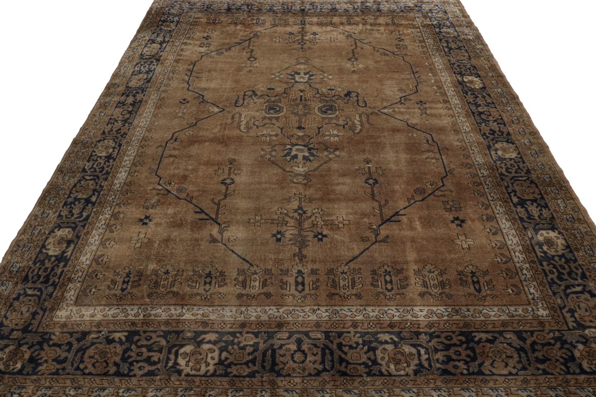 Hand-Knotted Antique Turkish Isparta Rug, with Geometric Floral Patterns, from Rug & Kilim For Sale