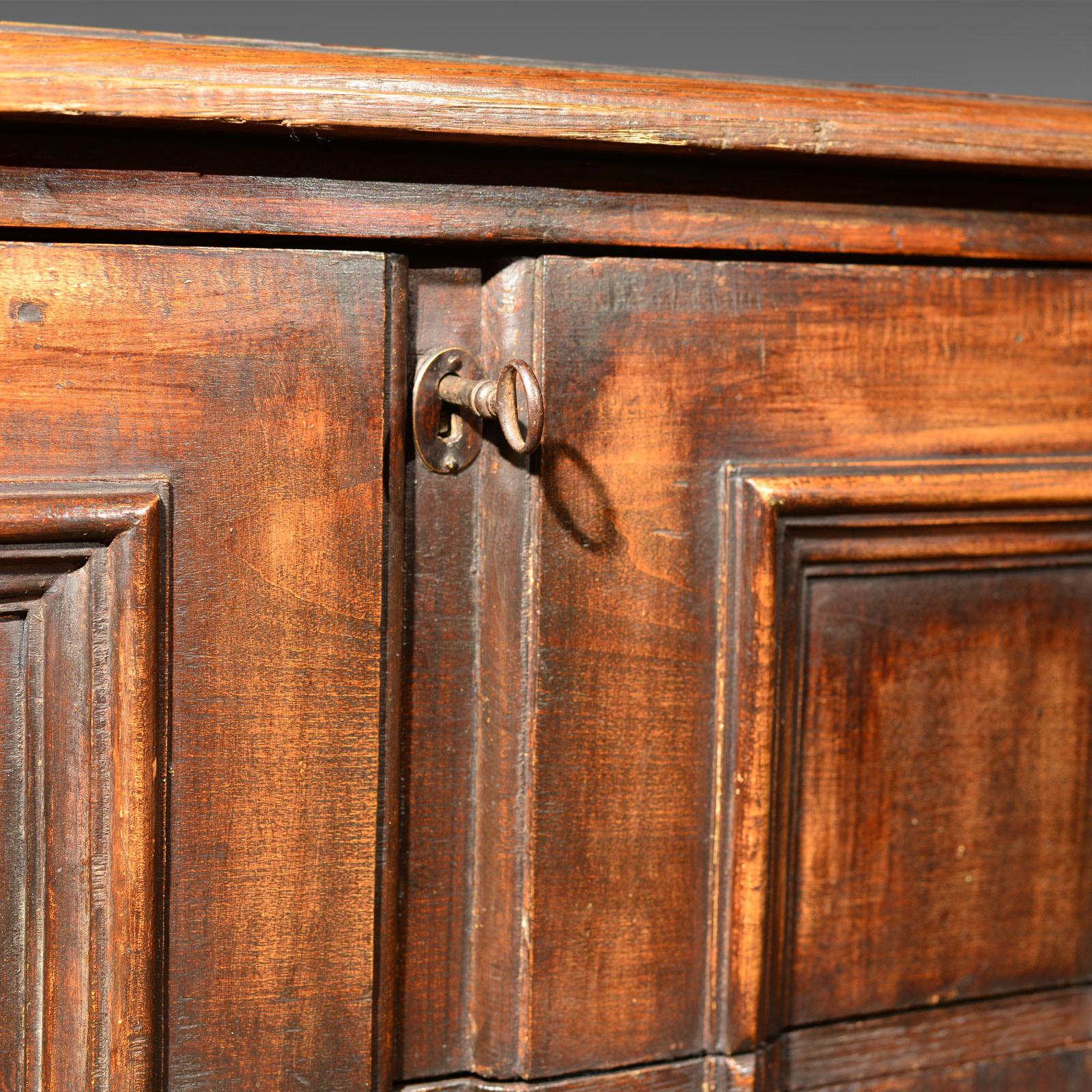 Antique Specimen Cabinet, French Oak Cupboard, Secretaire, Desk, circa 1850 In Good Condition For Sale In Hele, Devon, GB