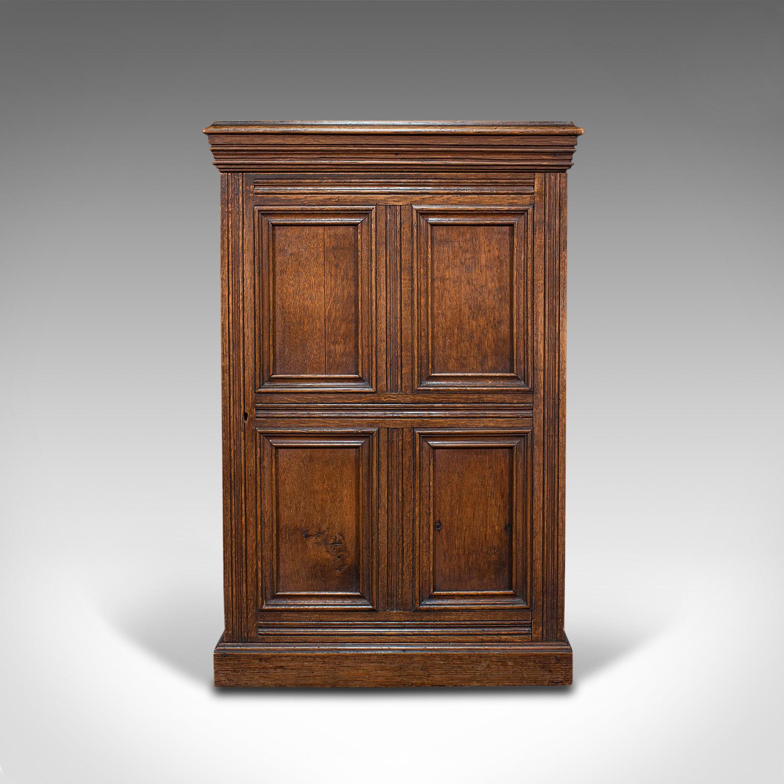 antique specimen cabinet