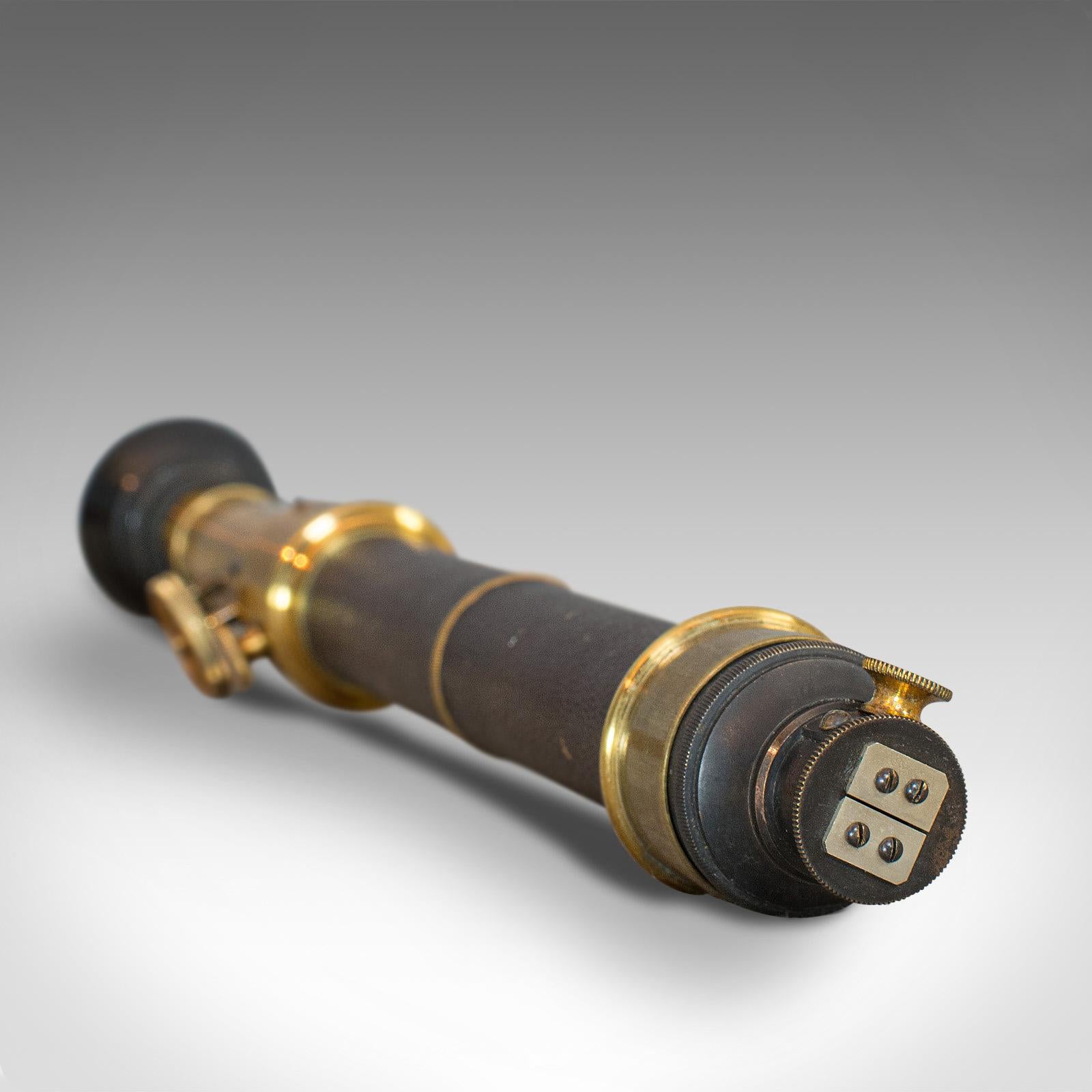 19th Century Antique Spectrometer, French, Brass, Scientific Instrument, J G Hofmann, 1860