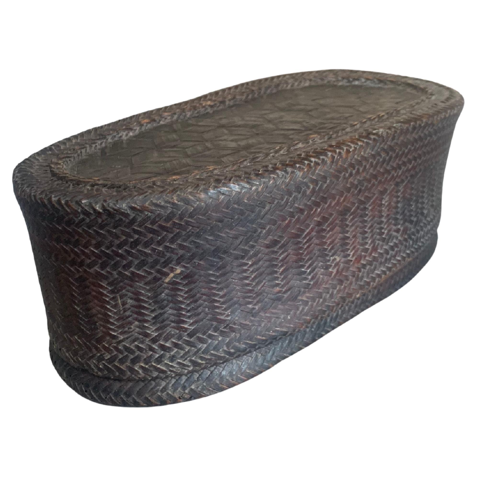 Antique Spice Basket from Akha Tribe of Northern Thailand c. 1920 For Sale