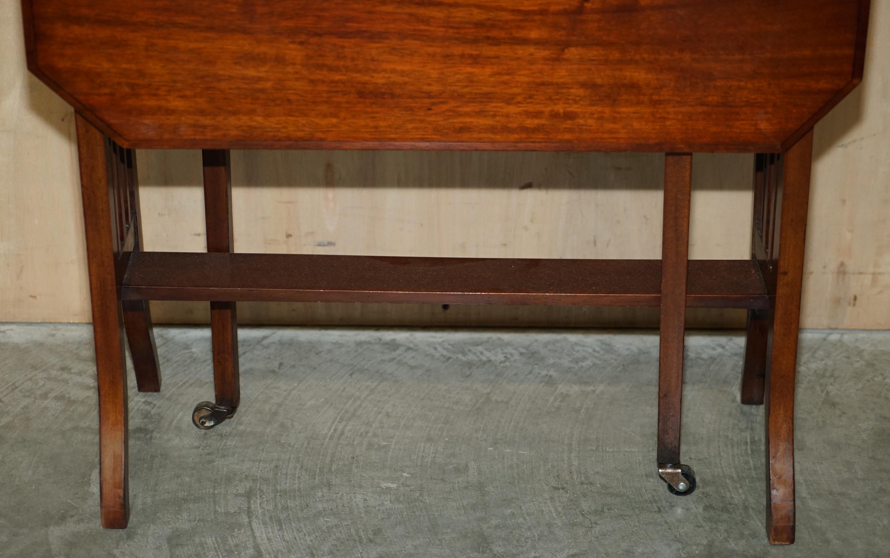 Hand-Crafted Antique Spillman & Co St Martins Lane London Extending Occasional Games Table For Sale