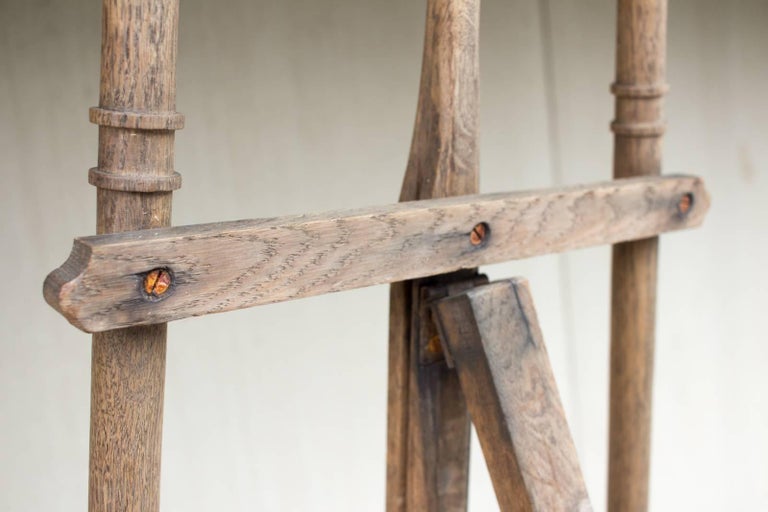 Antique Spindle Wood Easel Found in France at 1stDibs antique wooden