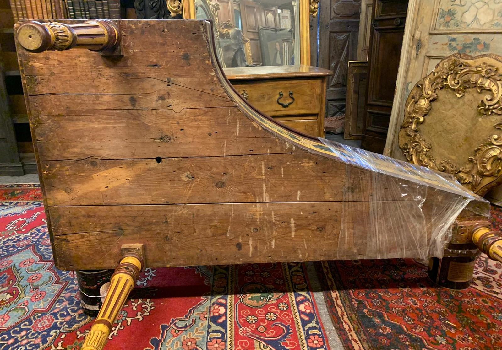 Antique Spinetta Piano, Openable with Painting, 18th Century Venice 'Italy' 12