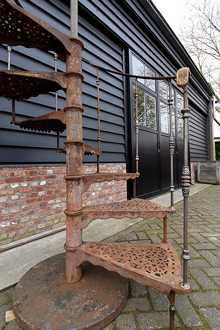 French Antique Spiral Staircase, 19th Century