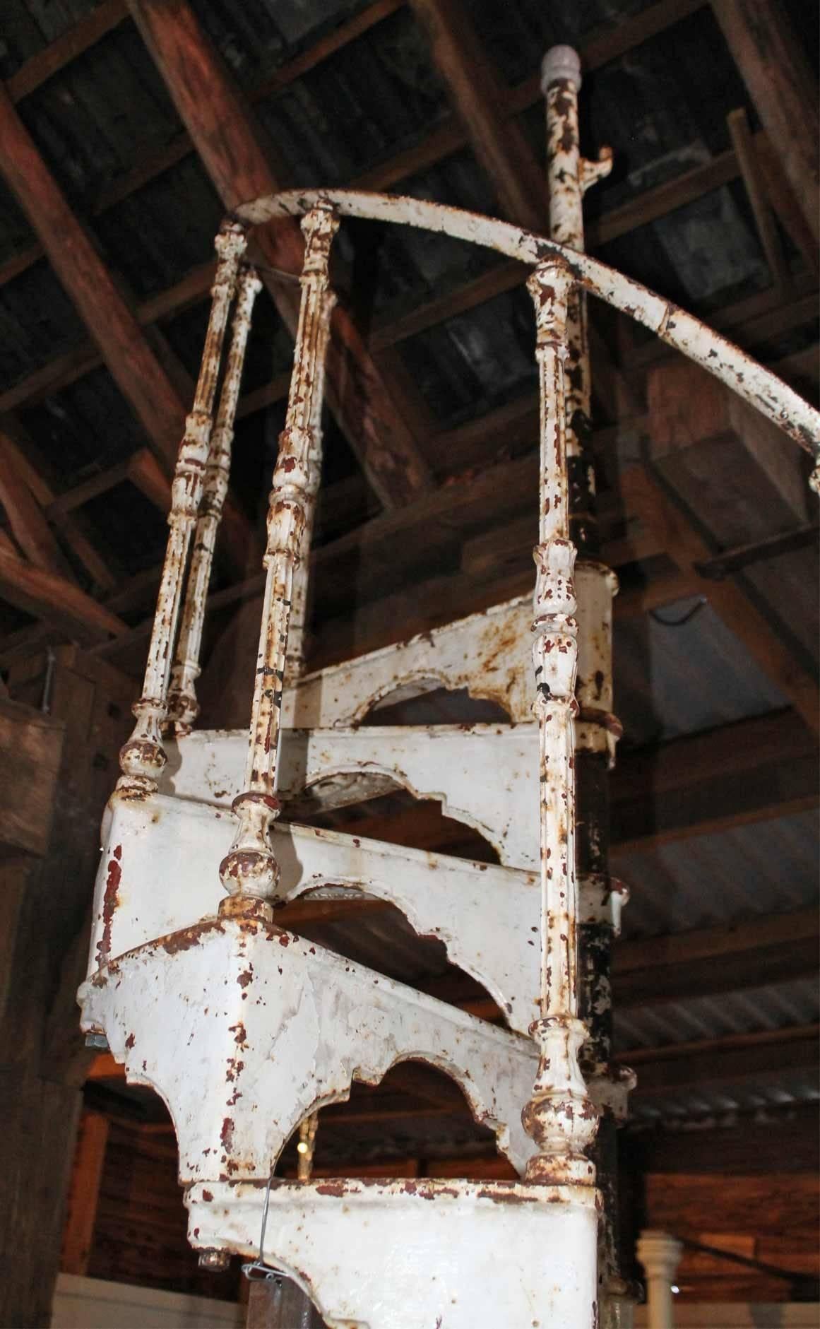 Antique Spiral Staircase, 19th Century In Fair Condition In Udenhout, NL