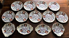 Antique Spode 'Imperial' Chinoiserie Styled 13 Piece Luncheon Set, Circa 1823