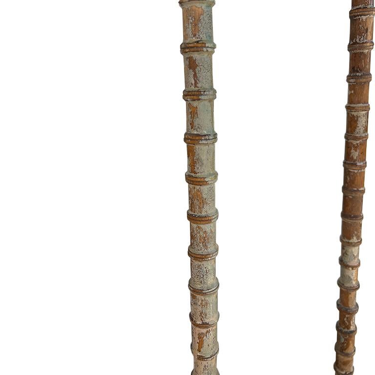 Rustico Antico tavolo con gambe a rocchetto proveniente dalla tenuta di Jonathan Parks, Santa Fe Fine 1800 in vendita