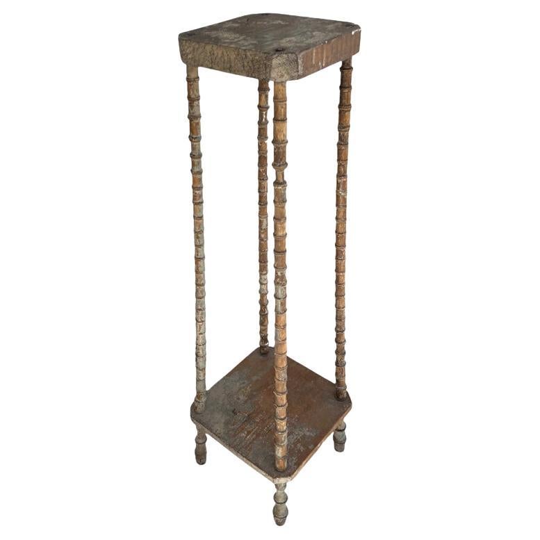 Antico tavolo con gambe a rocchetto proveniente dalla tenuta di Jonathan Parks, Santa Fe Fine 1800 in vendita