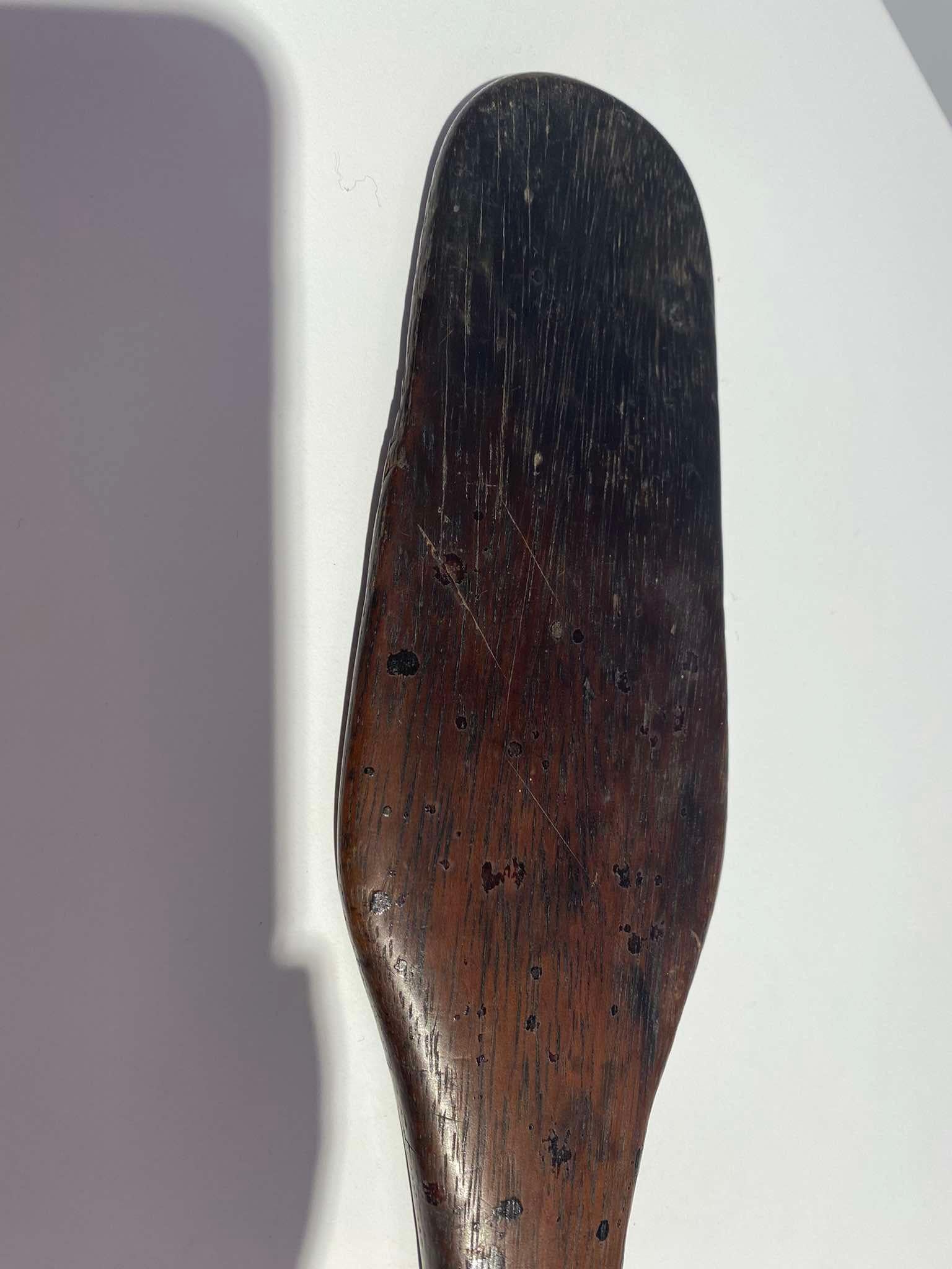 Antique spoon Lower Sepik Papua New Guinea Murik Lakes Ramu Maprik Oceanic Art For Sale 6