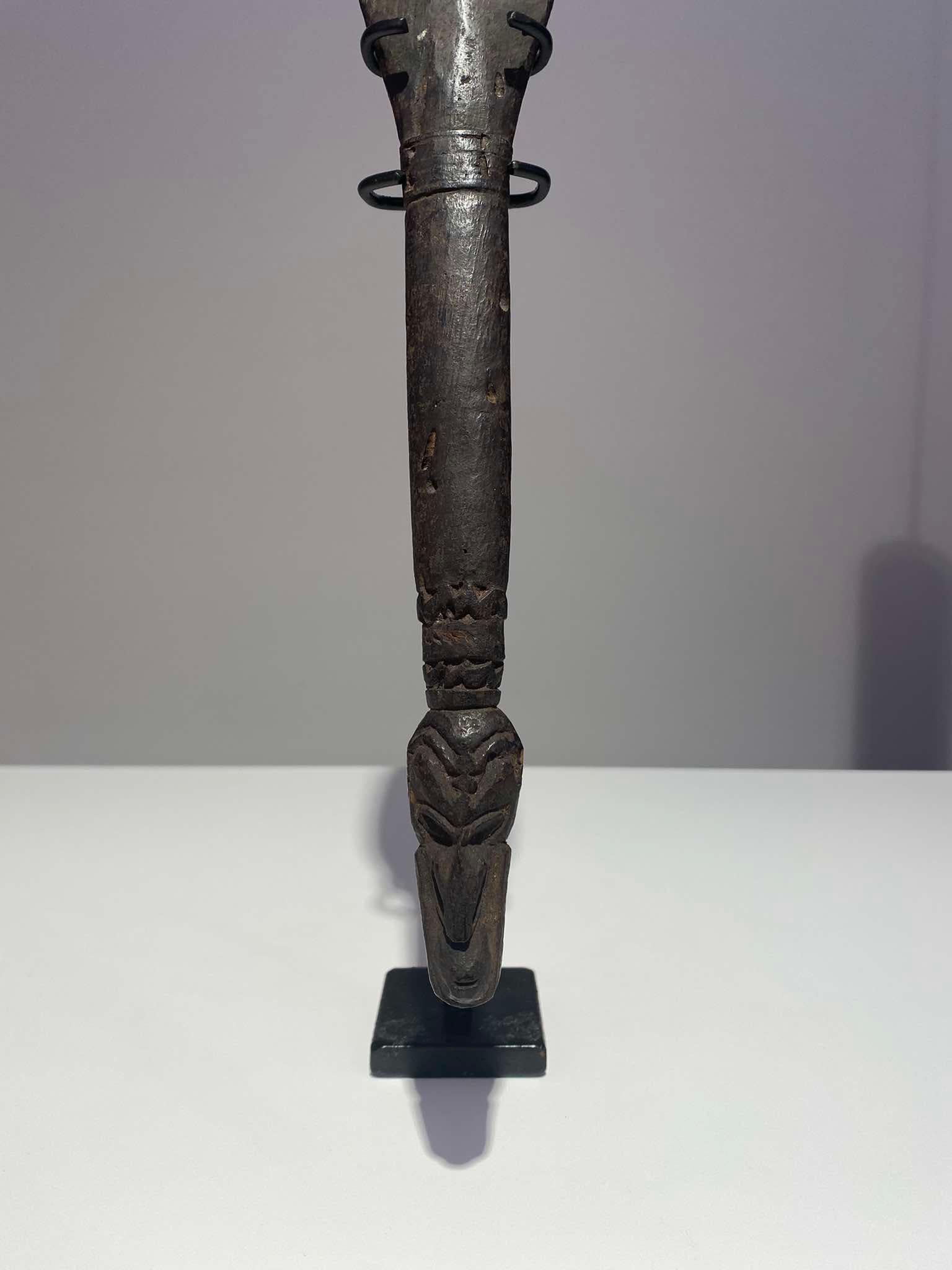 Papua New Guinean Antique spoon Lower Sepik Papua New Guinea Murik Lakes Ramu Maprik Oceanic Art For Sale