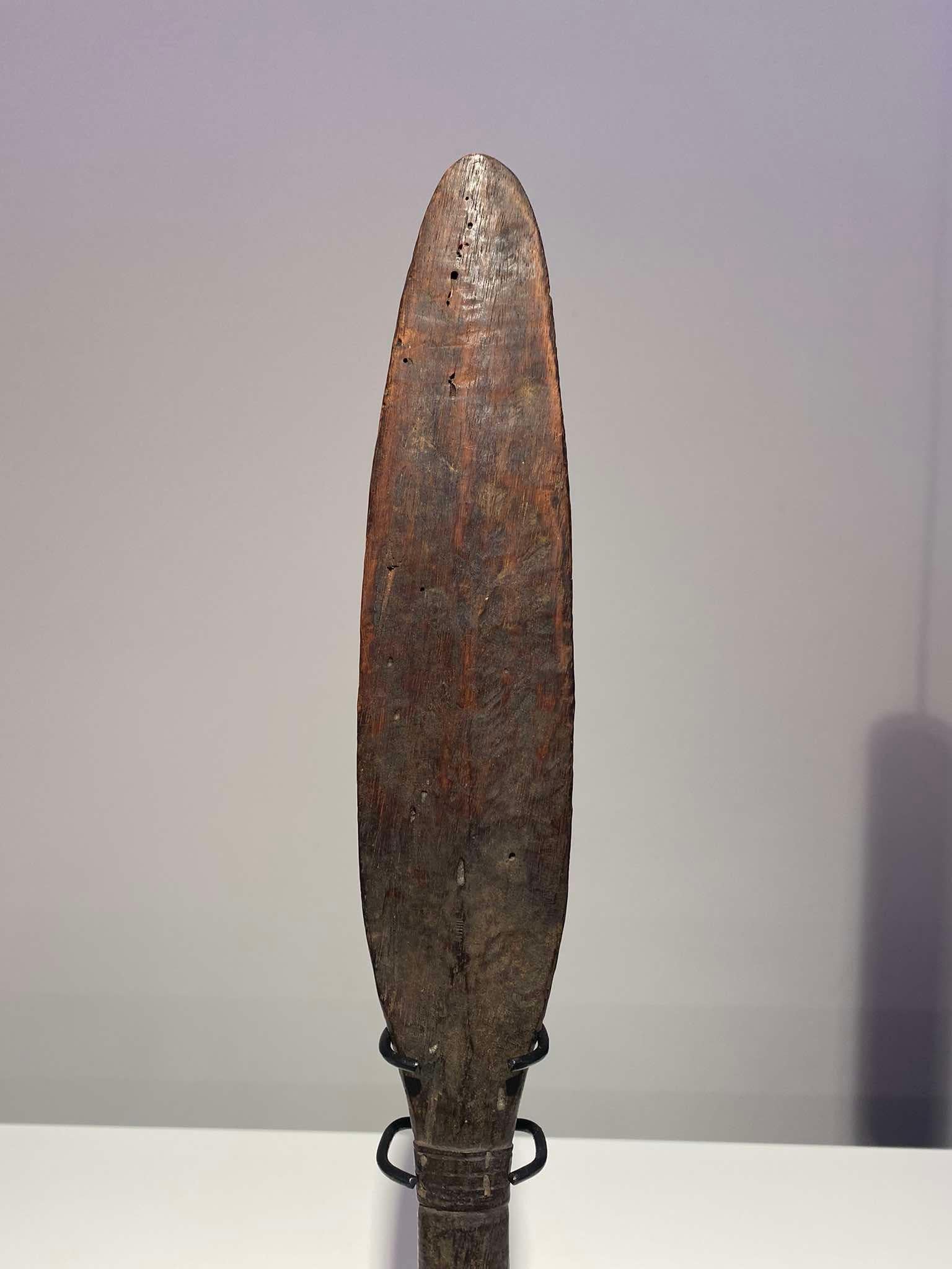 20th Century Antique spoon Lower Sepik Papua New Guinea Murik Lakes Ramu Maprik Oceanic Art For Sale