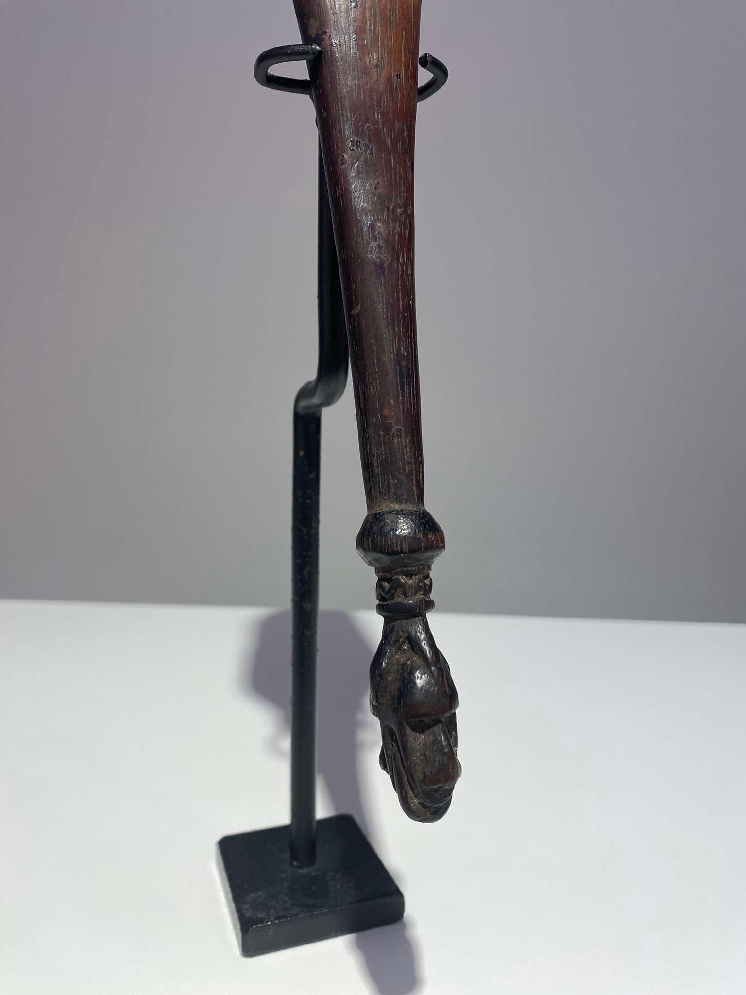Antique spoon Lower Sepik Papua New Guinea Murik Lakes Ramu Maprik Oceanic Art For Sale 2