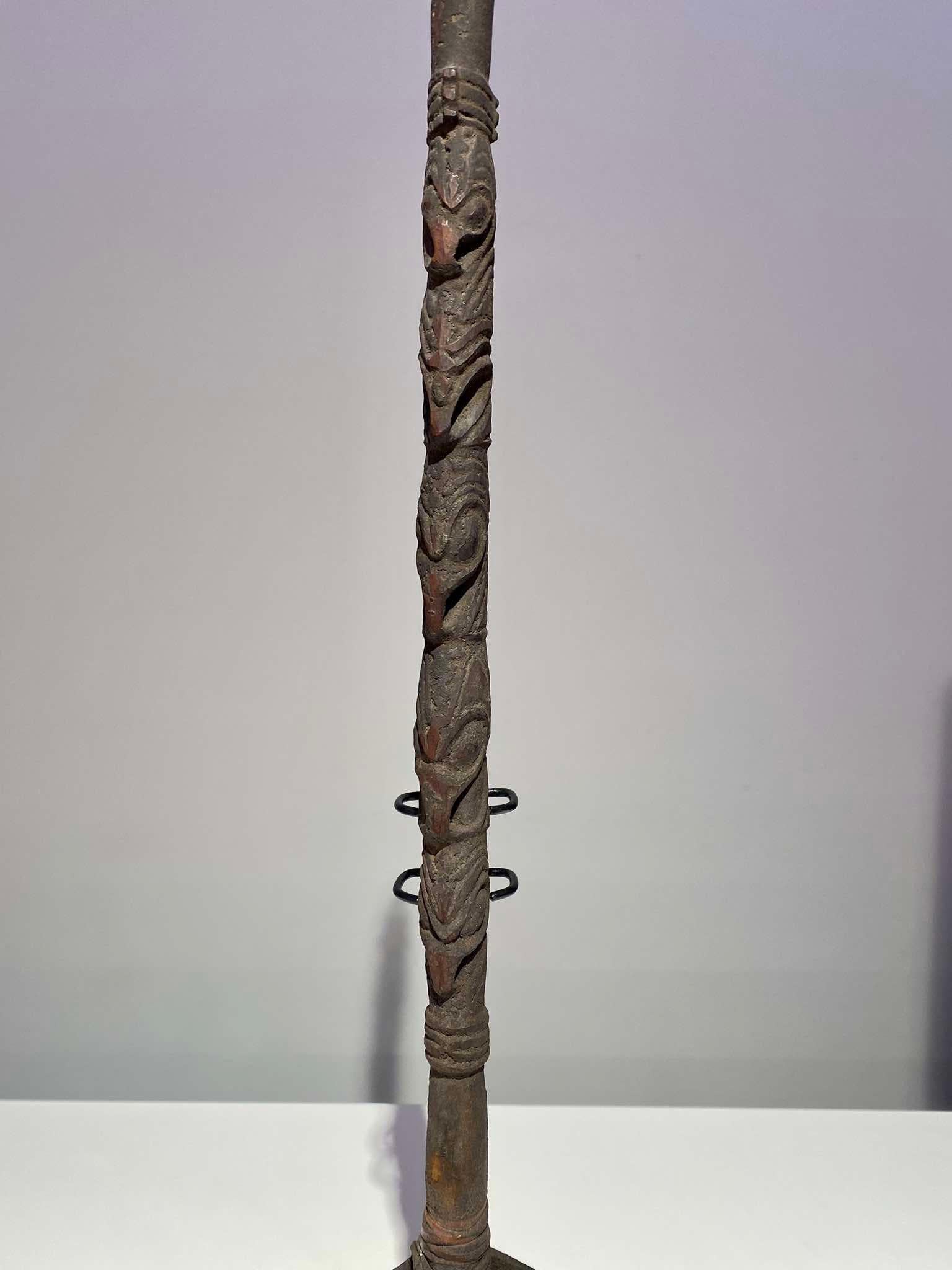 Antique spoon Lower Sepik Papua New Guinea Murik Lakes Ramu Oceanic art Ramu For Sale 4