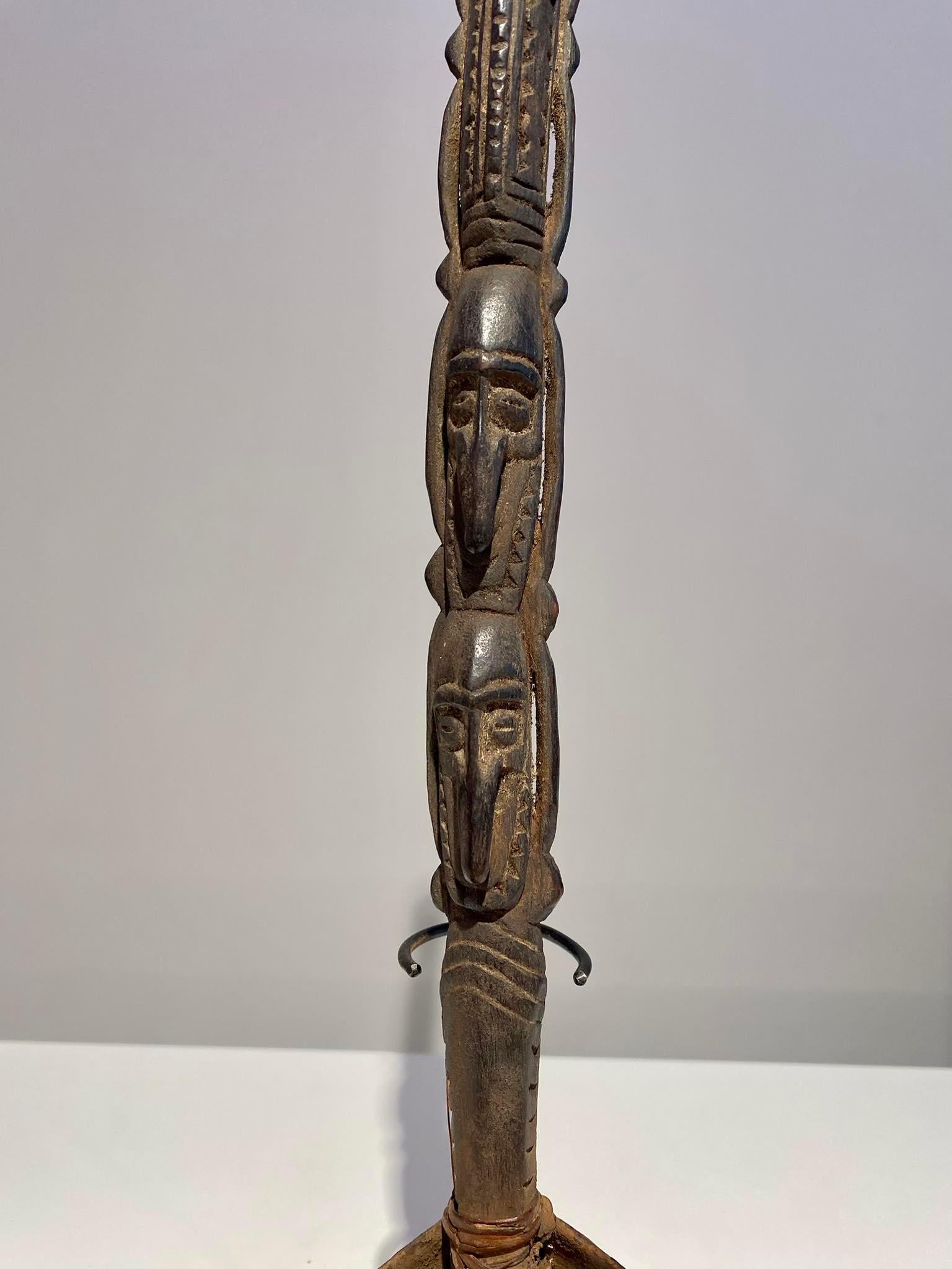 Cucchiaio antico Basso Sepik Papua Nuova Guinea Laghi di Murik Ramu Arte oceanica Ramu in vendita 4
