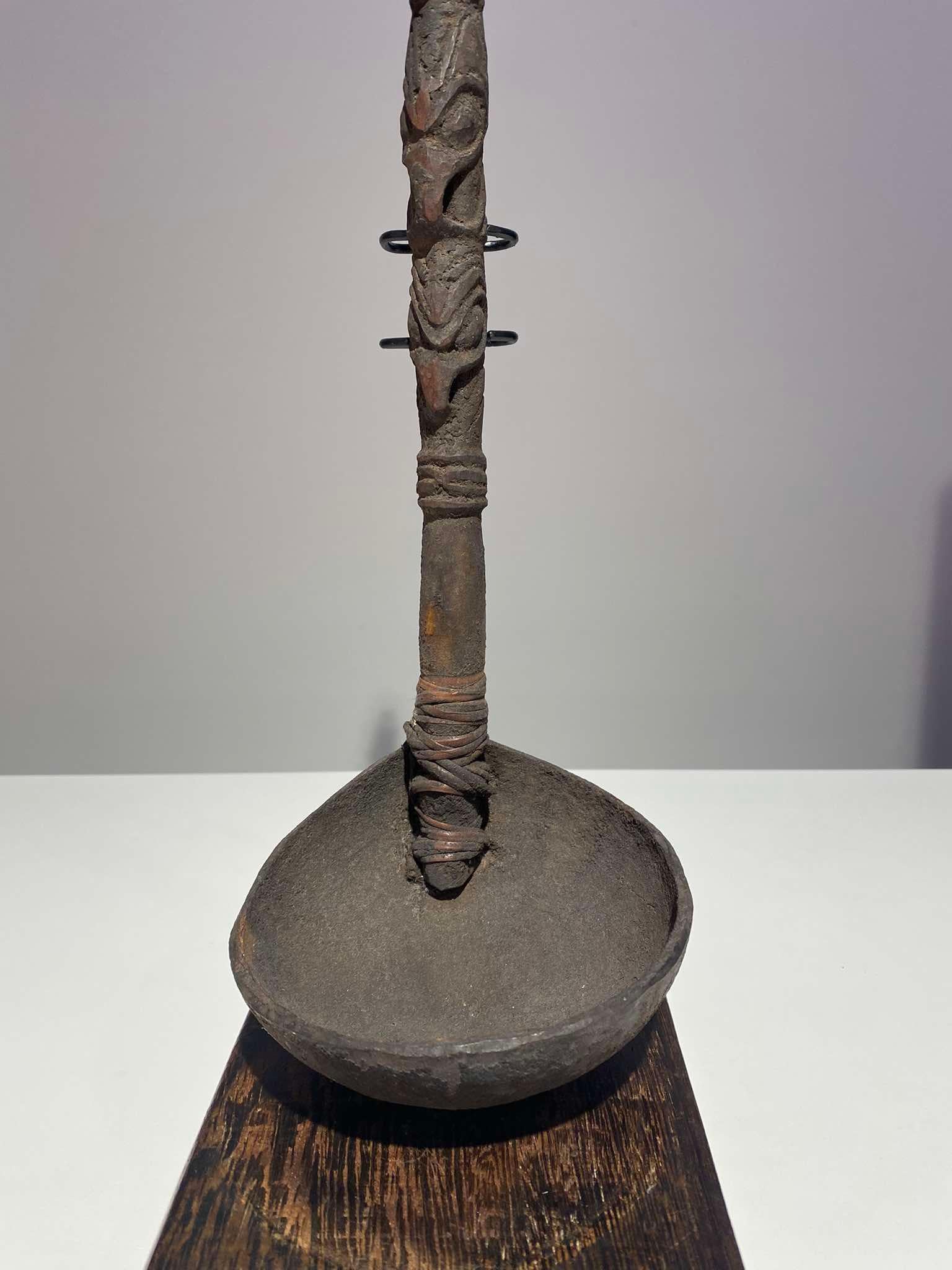Antique spoon Lower Sepik Papua New Guinea Murik Lakes Ramu Oceanic art Ramu For Sale 6