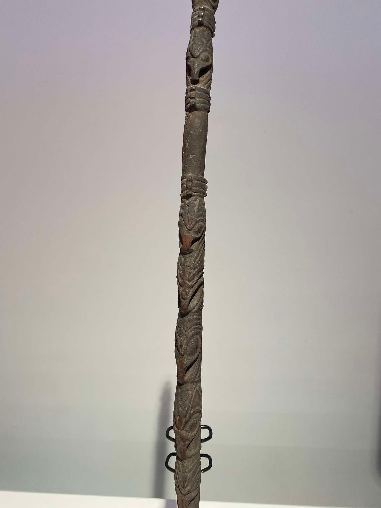 Antique spoon Lower Sepik Papua New Guinea Murik Lakes Ramu Oceanic art Ramu For Sale 7