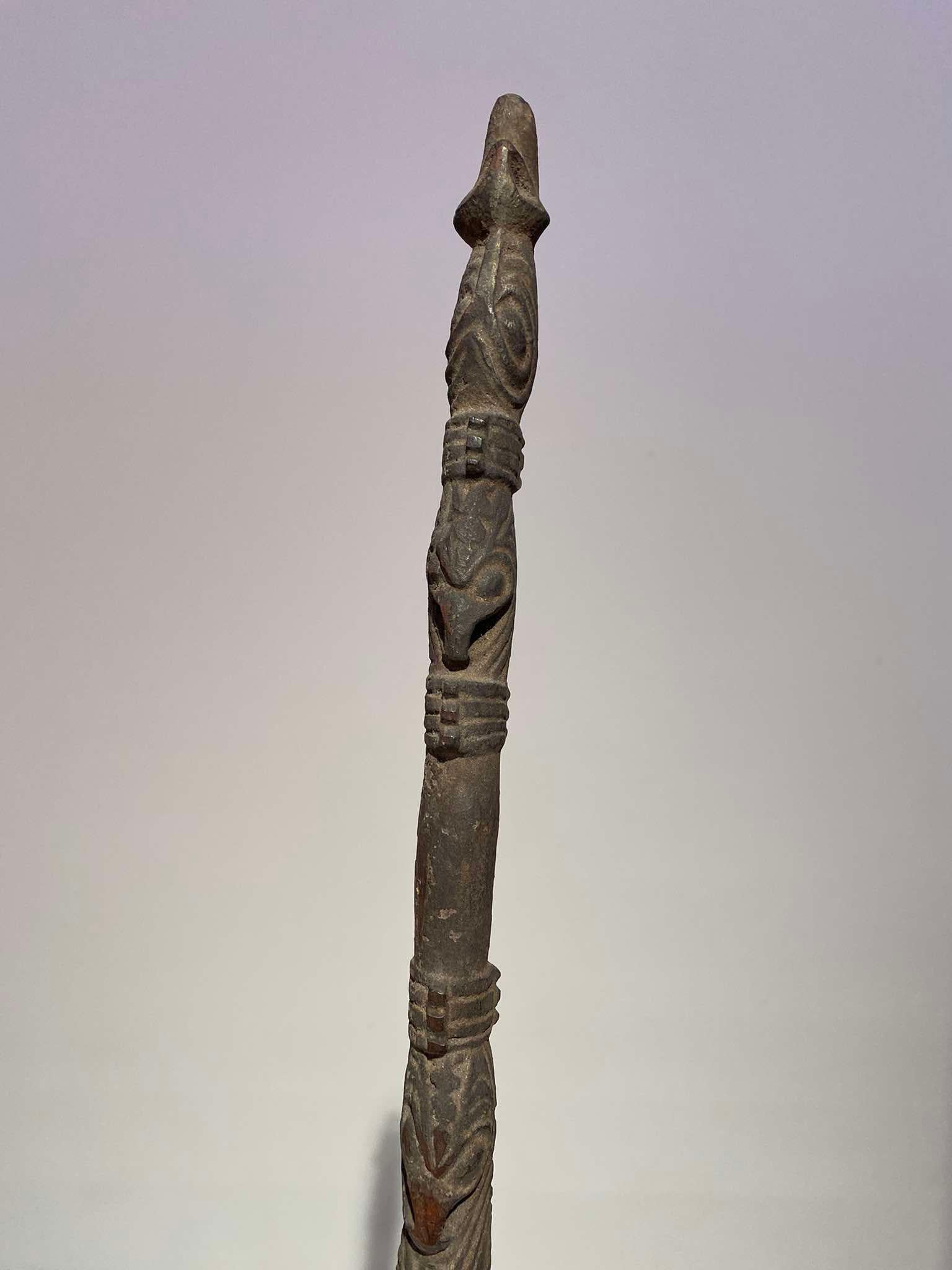 Antique spoon Lower Sepik Papua New Guinea Murik Lakes Ramu Oceanic art Ramu For Sale 8