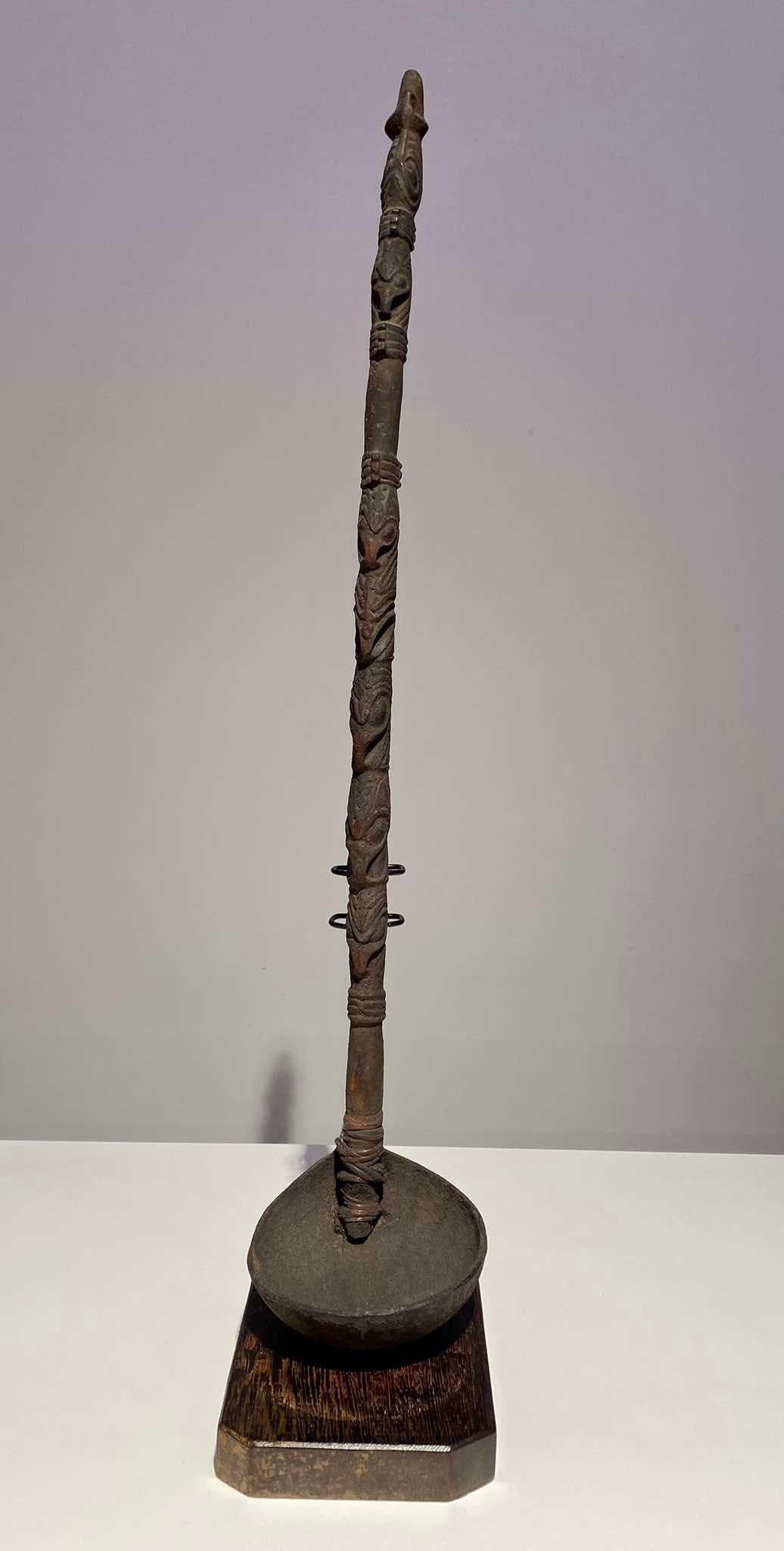 Antique spoon Lower Sepik Papua New Guinea Murik Lakes Ramu Oceanic art Ramu For Sale 9