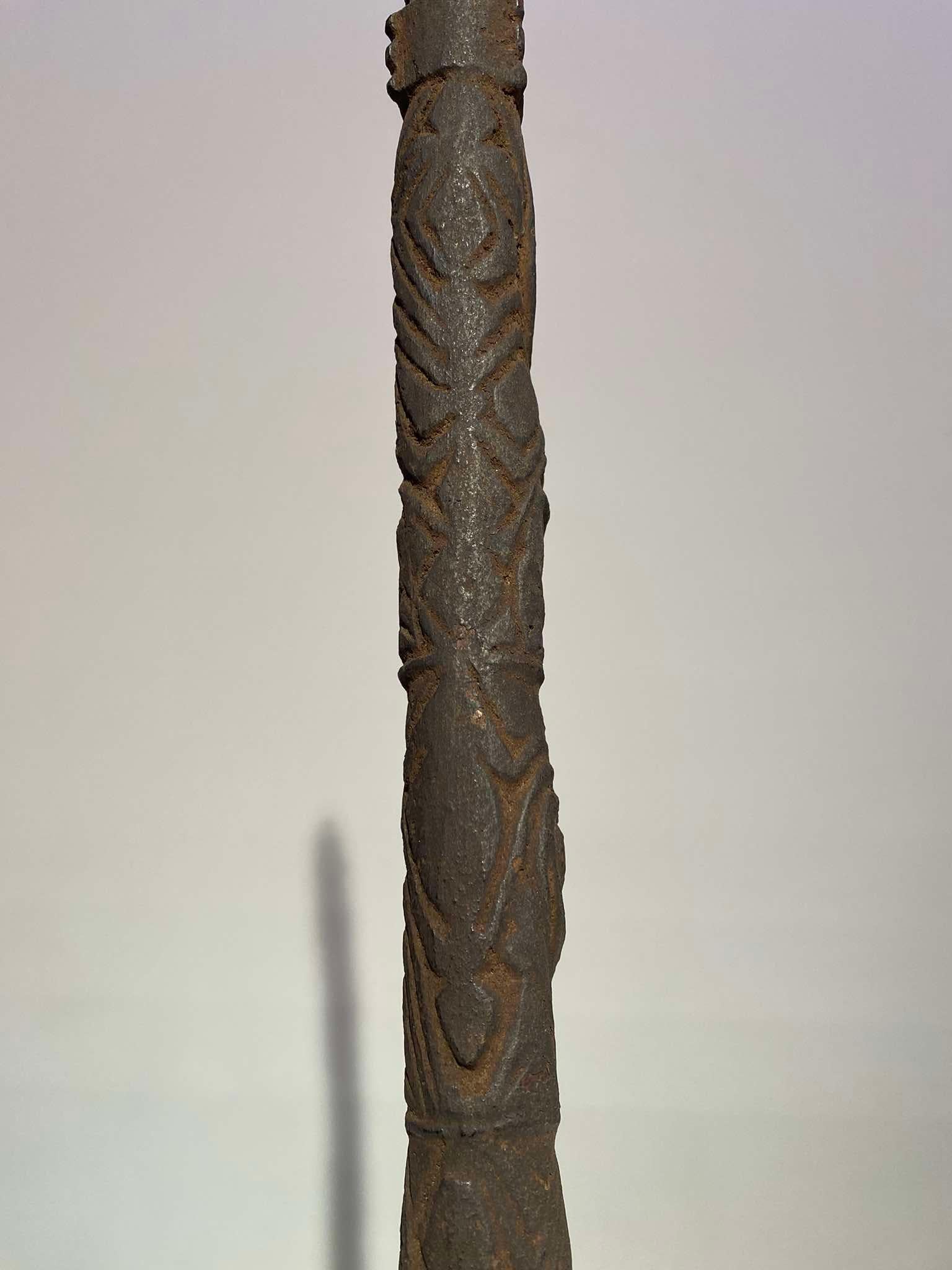 20th Century Antique spoon Lower Sepik Papua New Guinea Murik Lakes Ramu Oceanic art Ramu For Sale