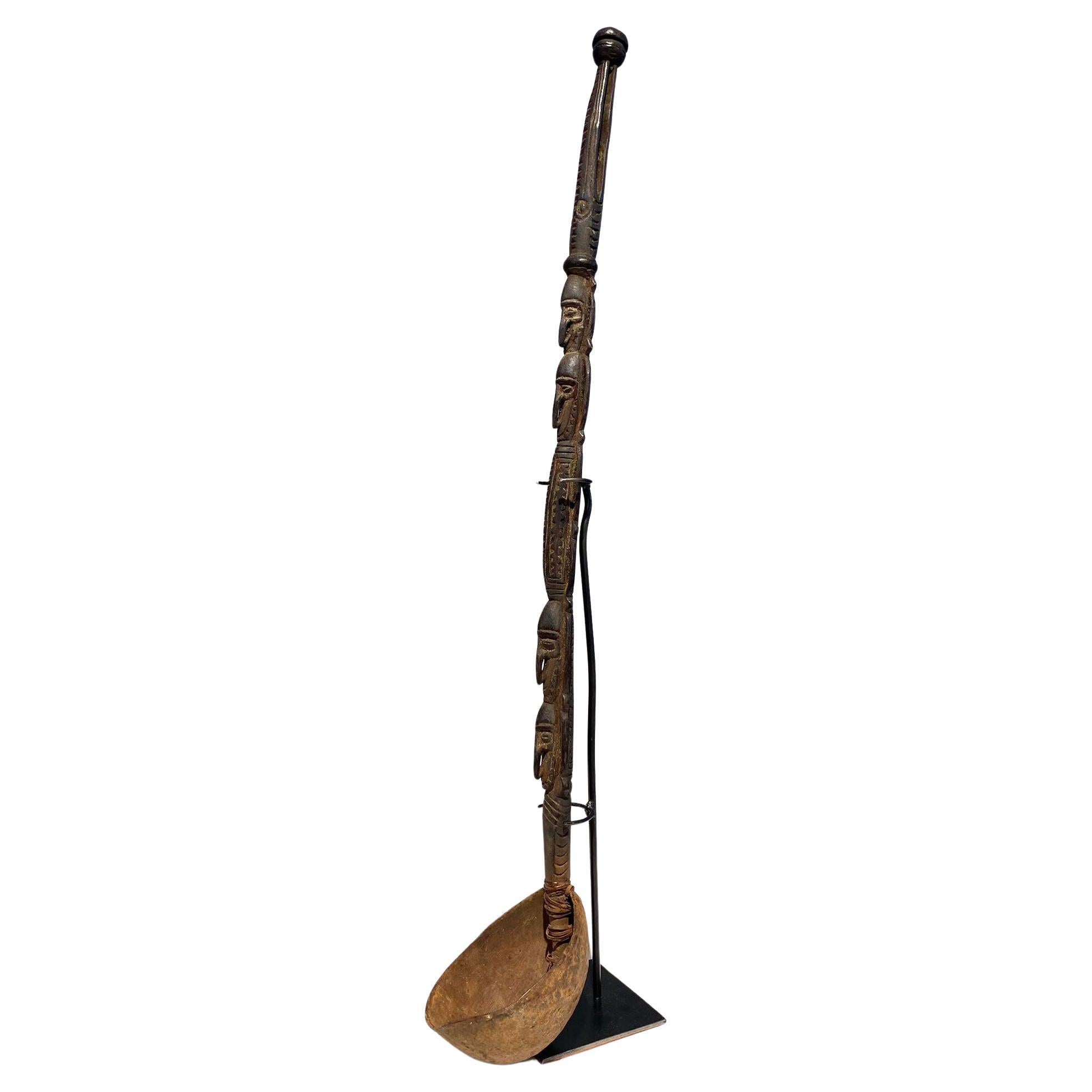 Ancienne cuillère basse Sepik Papouasie-Nouvelle-Guinée Murik lacs Ramu art océanique Ramu