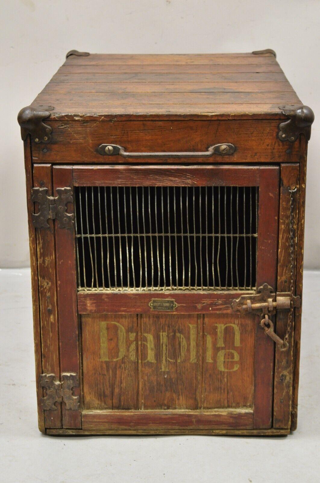 wooden pet carrier
